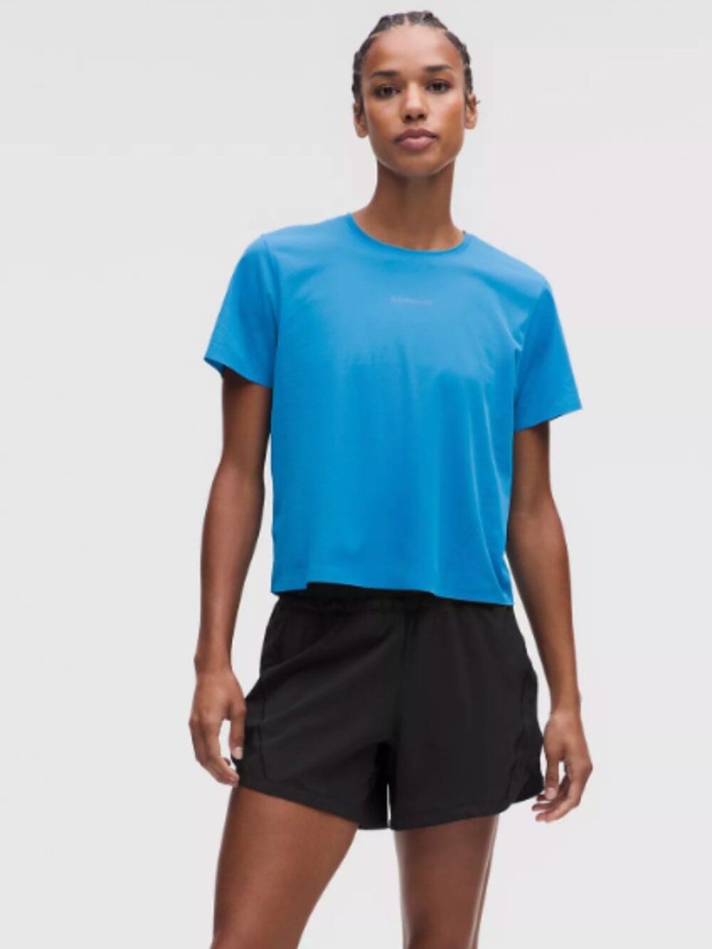 Lululemon Track That High Rise Lined Shorts - Size 12, Black, 5”